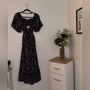 Altard state navy blue floral dress